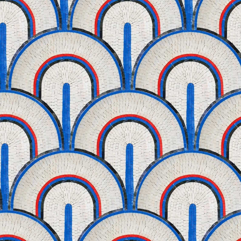 Pattern Mosaic Tile | Floral Mosaics | iMosaicArt