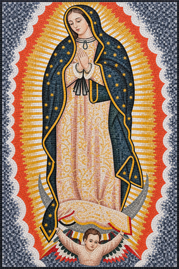 Our Lady of Guadalupe Mosaic Art