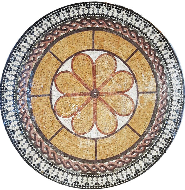Chevron Geometric Mosaic Rug: Sharp and Trendy