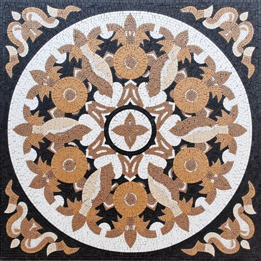Premium Roman Labyrinth Design Premium Tile Art Stone Mosaic Art