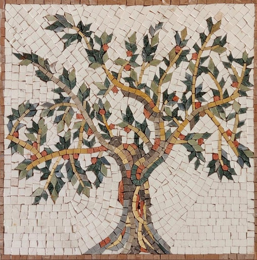 Fruit Tree of Life Stone Mosaic Art