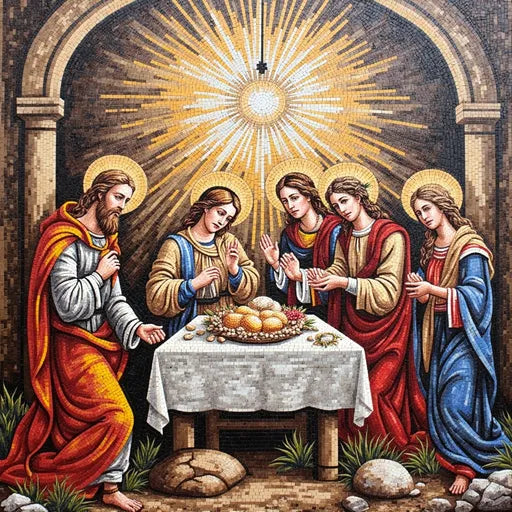The Last Supper - Religious Mosaic Art