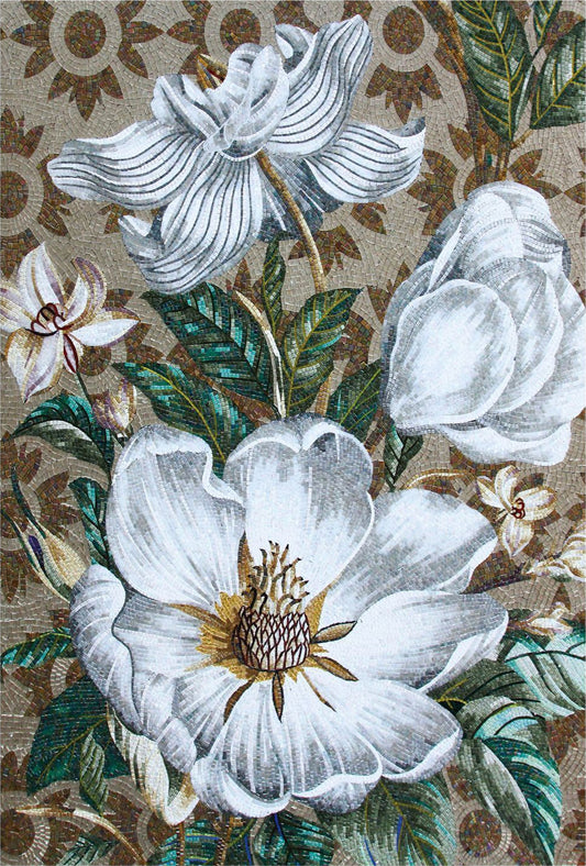 Stunning Mosaic Flower Patterns: Visual Delight | Flower Mosaics | iMosaicArt