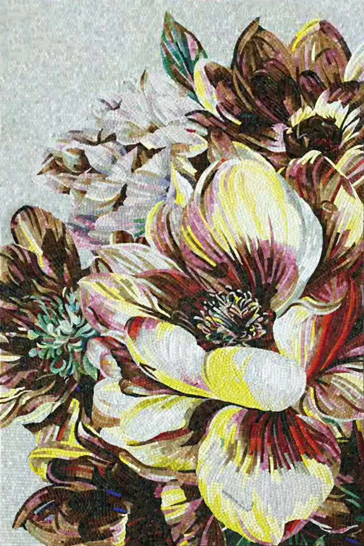 Bespoke Floral Mosaic Creations: Customized Artistry