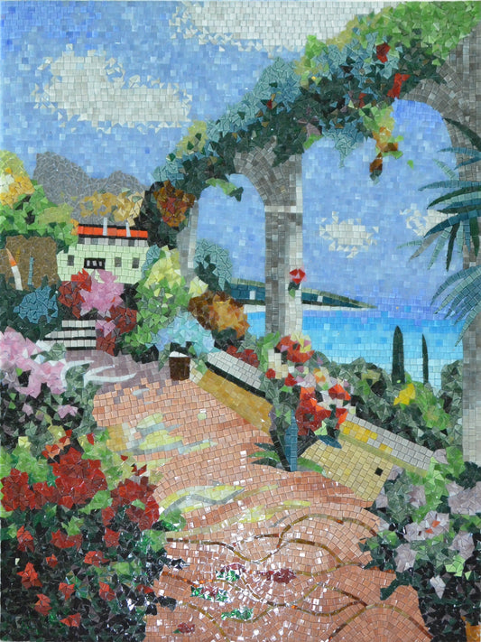 Summer Days Mosaic - Handmade Art | Landscape Mosaics | iMosaicArt