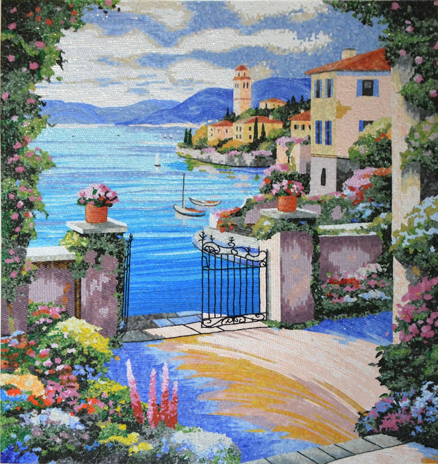 Mosaic Sea View - Unique Floral View