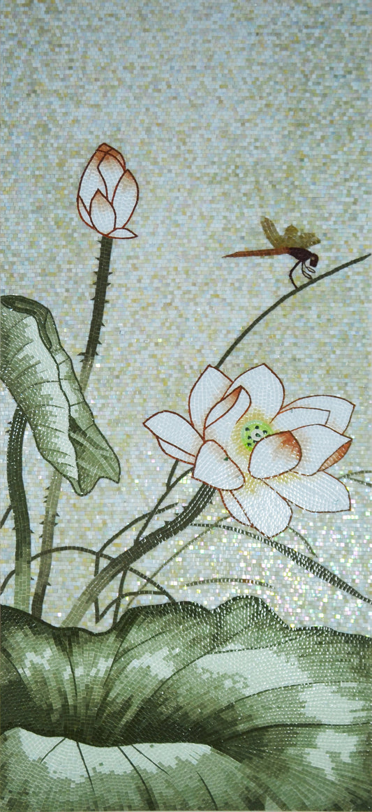 Unique Glass Mosaic Flower Design: Artistic Flair | Flower Mosaics | iMosaicArt