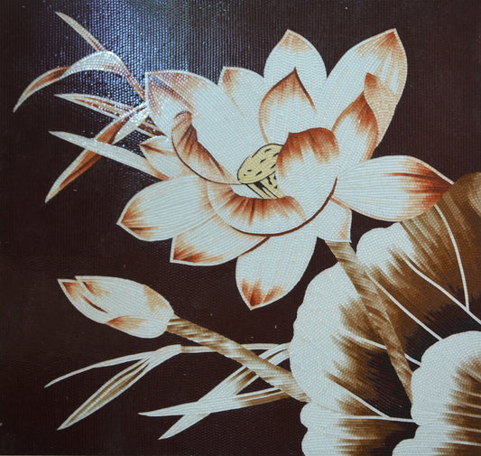 Handmade Mosaic Flower Tile: Artisan Craftsmanship | Flower Mosaics | iMosaicArt