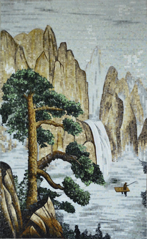 Riverfront Tree Mosaic Art