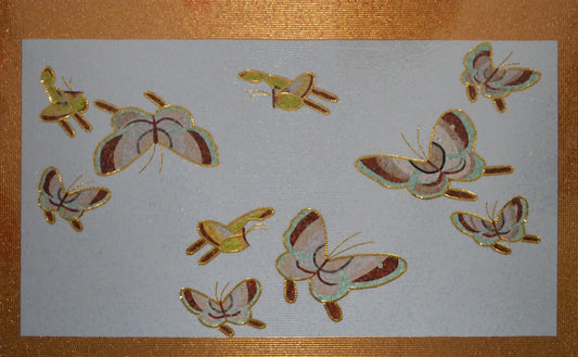 Butterfly Mosaic Wall Decor: Dance of Colors | Bird Mosaics | iMosaicArt