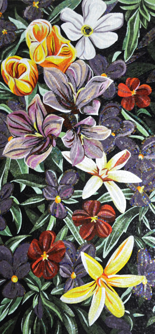 Mosaic Flower Creations: Captivating Visuals | Flower Mosaics | iMosaicArt