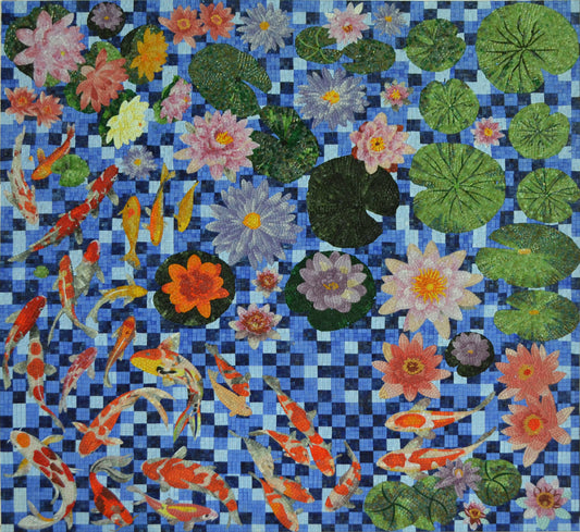 Koi Fish Mosaic: A Symbol of Good Luck & Prosperity | Nautical Mosaics | iMosaicArt