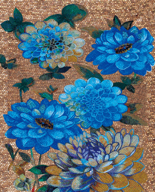 Glass Mosaic Flower Wall Art: Blossom-Inspired Beauty | Flower Mosaics | iMosaicArt