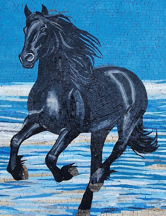 Horse Mosaic - Custom Mosaic Tile