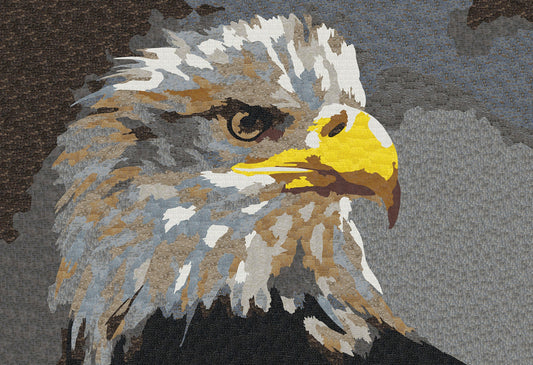 Eagle Mosaic Mural - Mosaic Artwork By Harry Spitz| Birds Mosaics | iMosaicArt
