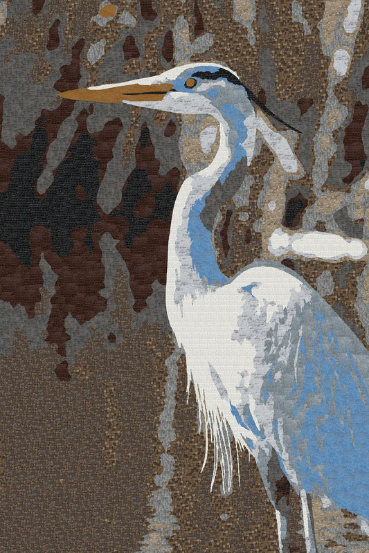 Marble Mosaic Art - Heron Bird Mosaic | Birds Mosaics | iMosaicArt