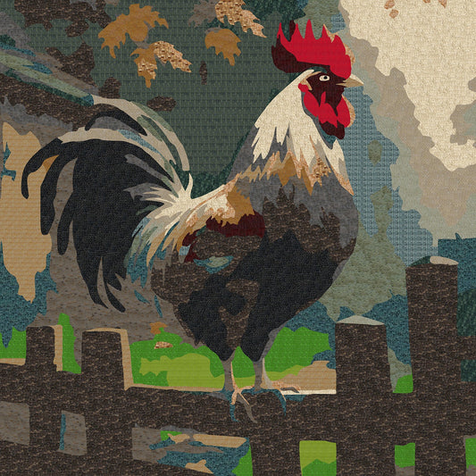 Mosaic Rooster Backsplash - Handmade Art | Bird Mosaics | iMosaicArt