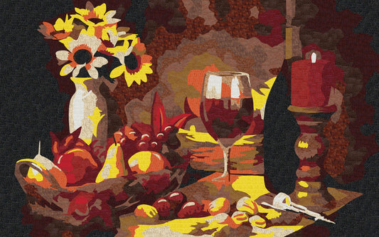 Mosaic Wine - Fruit Basket Mosaic Design | Food Mosaics | iMosaicArt