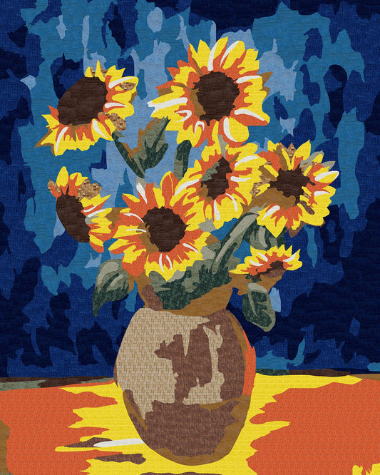 Vincent Van Gogh Sunflower Mosaic Art Reproduction - Mosaic Tile Art | Flowers Mosaics | iMosaicArt