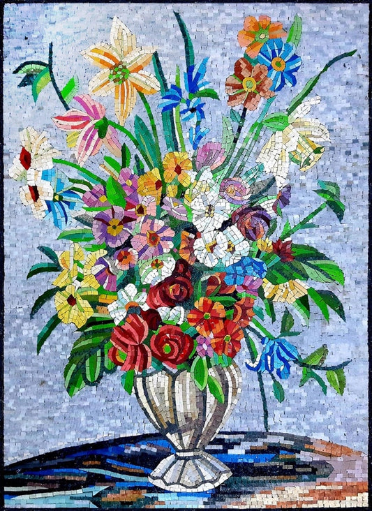 Everlasting Flowers: Mosaic Beauty for your Walls | Flower Mosaics | iMosaicArt