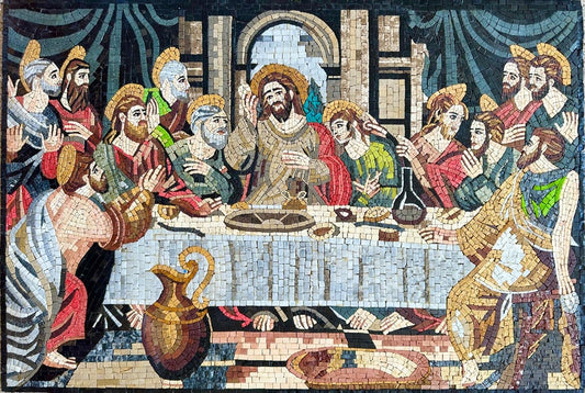 Last Supper Mosaic Religious Art