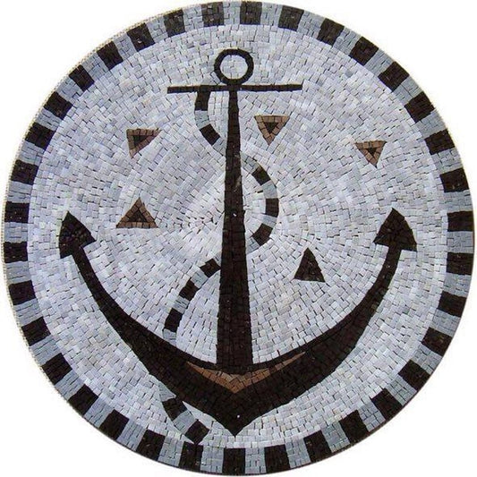 Anchor Mosaic Medallion - Mosaic Design