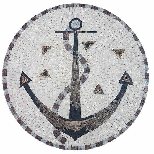 Anchor Pool Mosaic - Mosaic Medallion