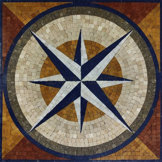 Mosaic Floor Tile - Custom Mosaic Tile Art