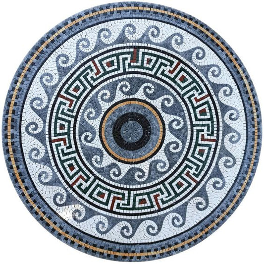 Custom Made Mosaic Tiles - Geometric Mosaic Art