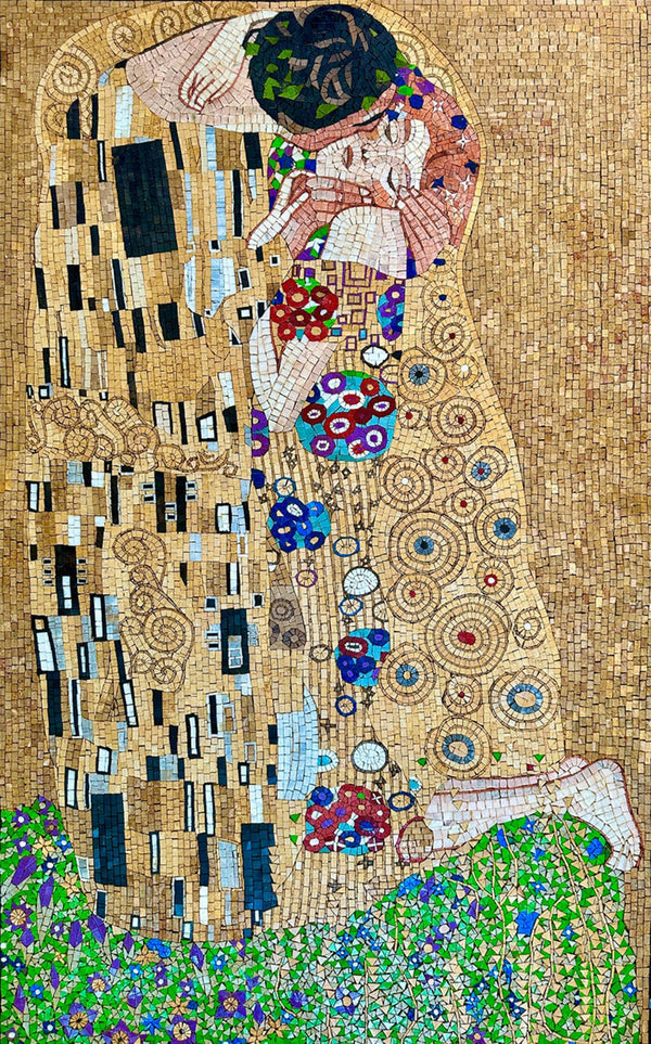 The Portrait Marble Mosaic Of Gustav Klimt