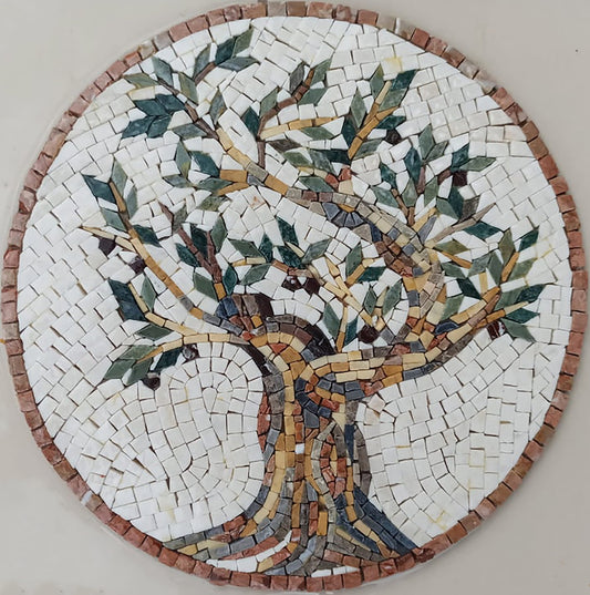 Mosaic Tree - Medallion Art