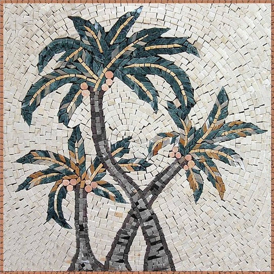 Palm Tree Mosaic - Summer Vibes