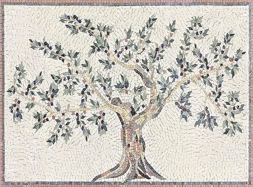 Tree Mosaic Art Design