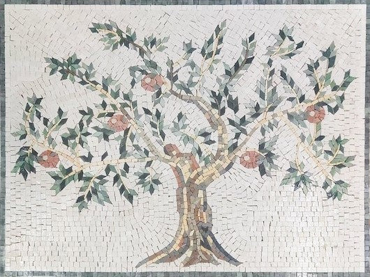 Mosaic Tree Wall Art Decor