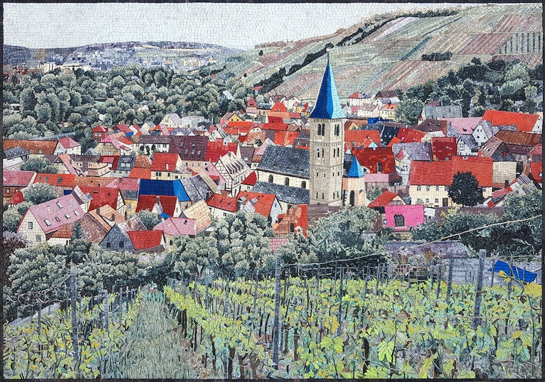 Whispers of Wind and Tile: A Mosaic Village Revealed from the Sky