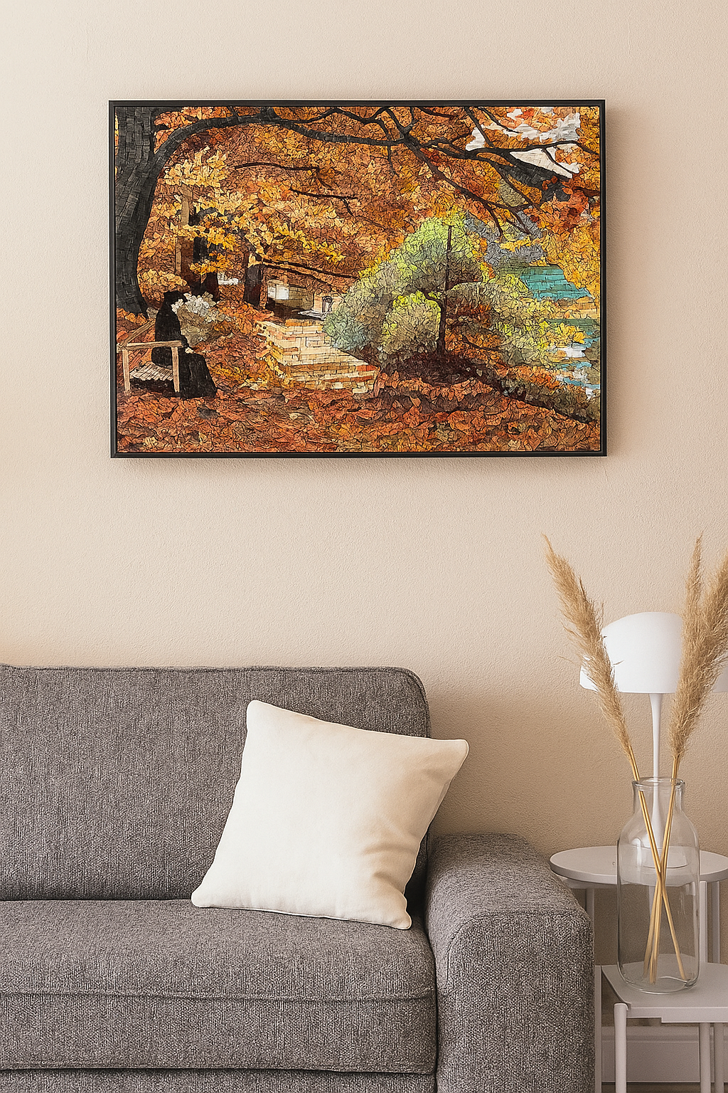 Autumn Reflections in Mosaic Art: Warm Colors, Natural Textures & Seasonal Inspiration