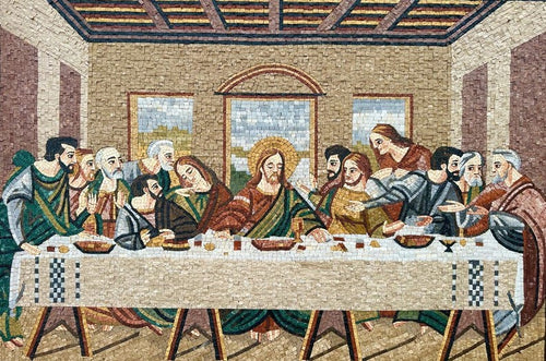 The Last Supper Mosaic Art