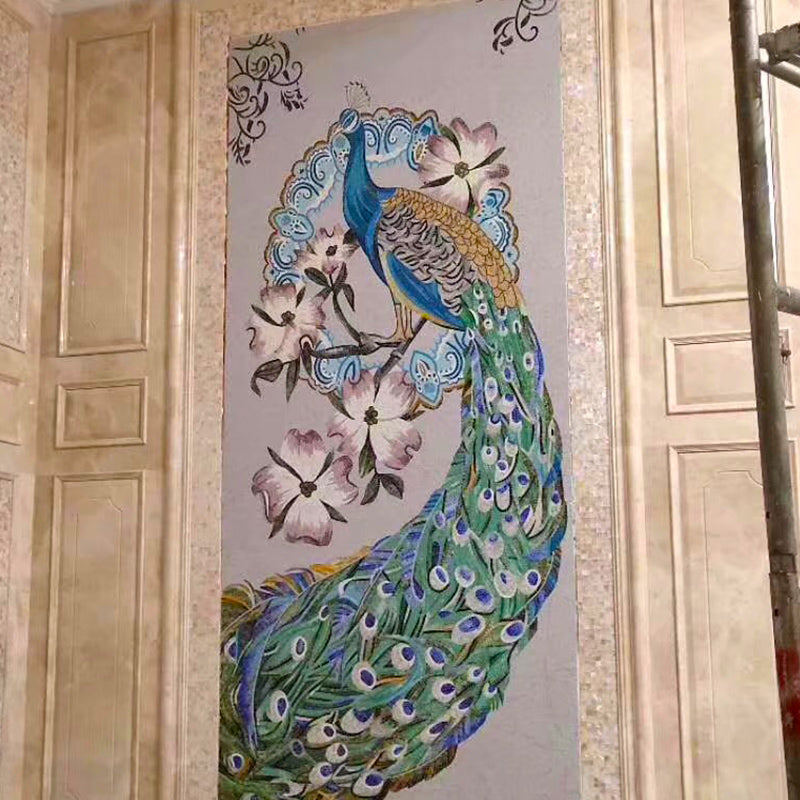 Handmade kitchen mosaic