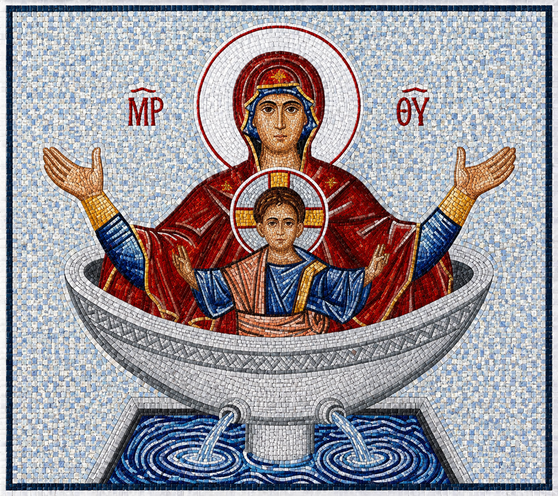 Life-Giving Spring Icon Mosaic