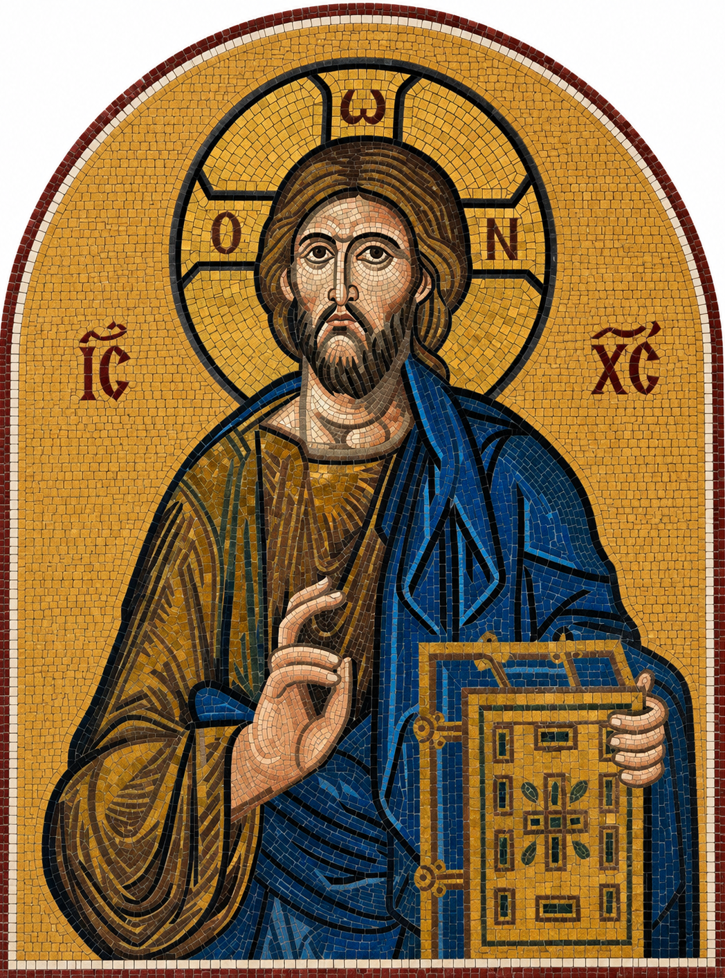 Christ Pantocrator Mosaic Icon