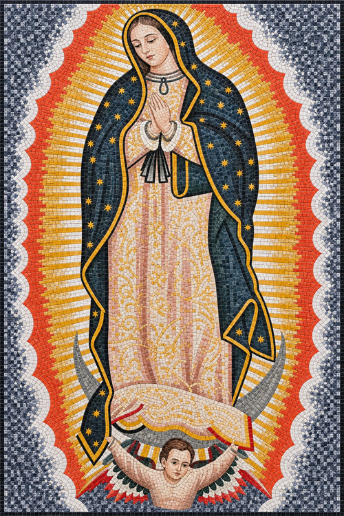 Our Lady of Guadalupe Mosaic Art