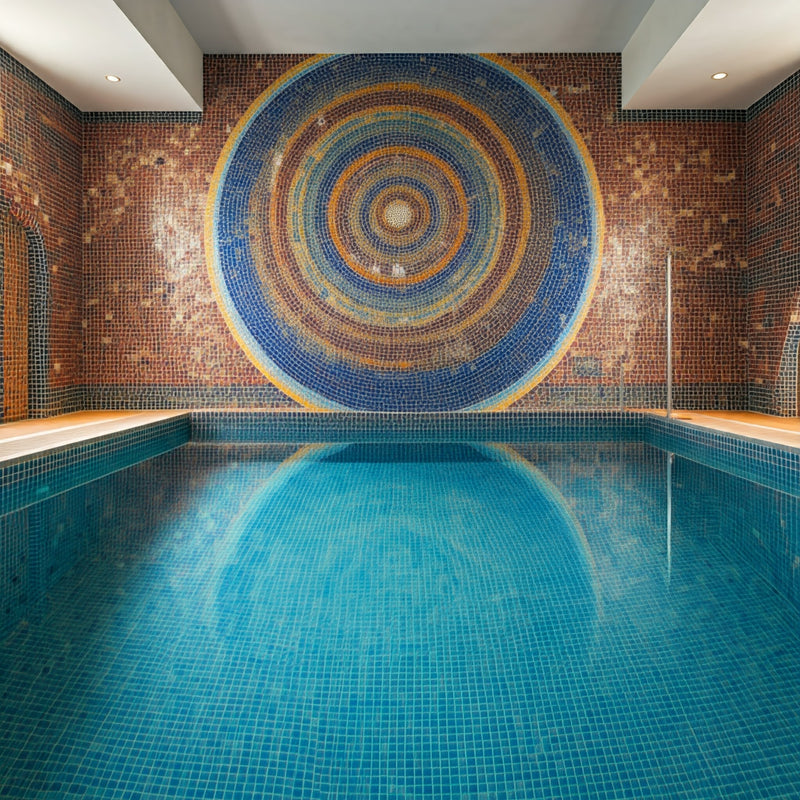 Custom pool mosaic
