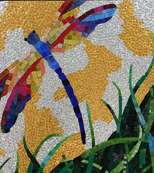 Mosaic Art Butterfly - Colorful Artwork