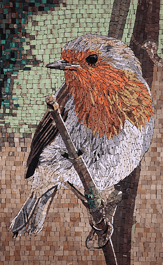 Bird Mosaic Art- Mosaic wall Mural