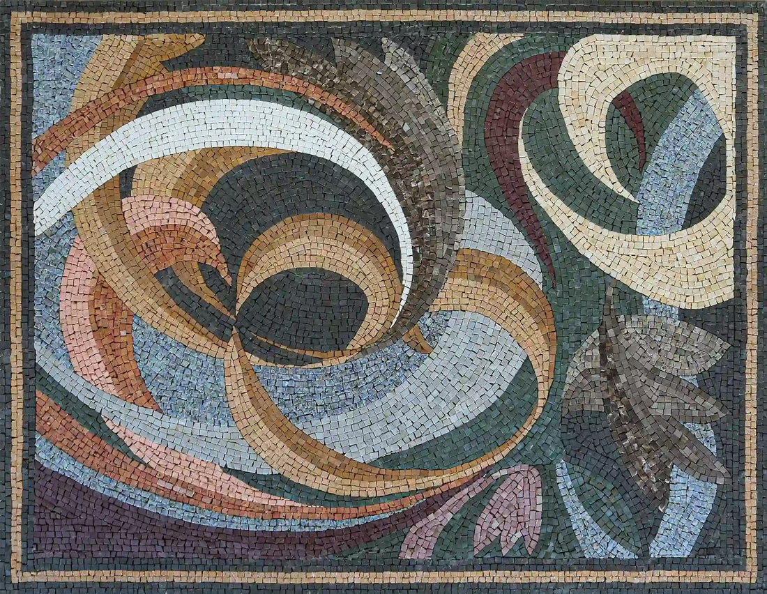 Chaos in Harmony: Disorderly Mosaic Flooring Patterns