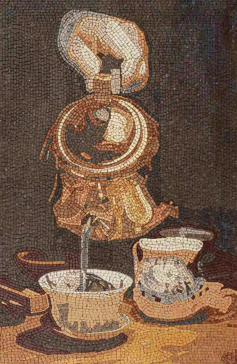Steeped in Artistry: Tea Zip Mosaic Art