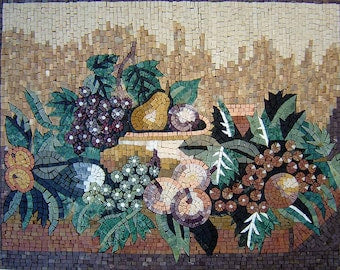 Fruit Mosaic Art-  Kitchen Backsplash