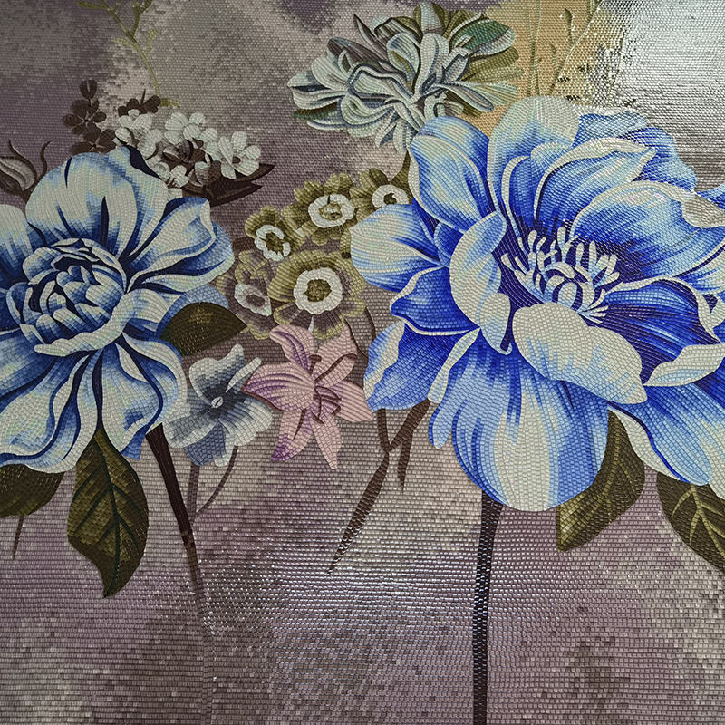Floral Tapestry: Flower Kitchen Backsplash