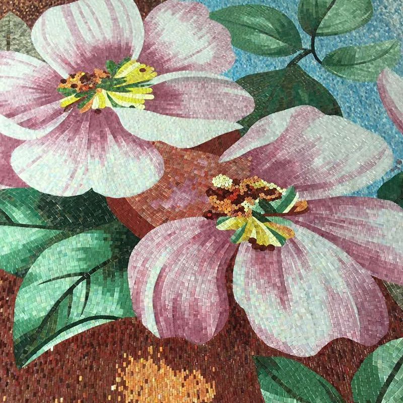 Floral Mosaic Tile for Backsplashes, Walls & Floors