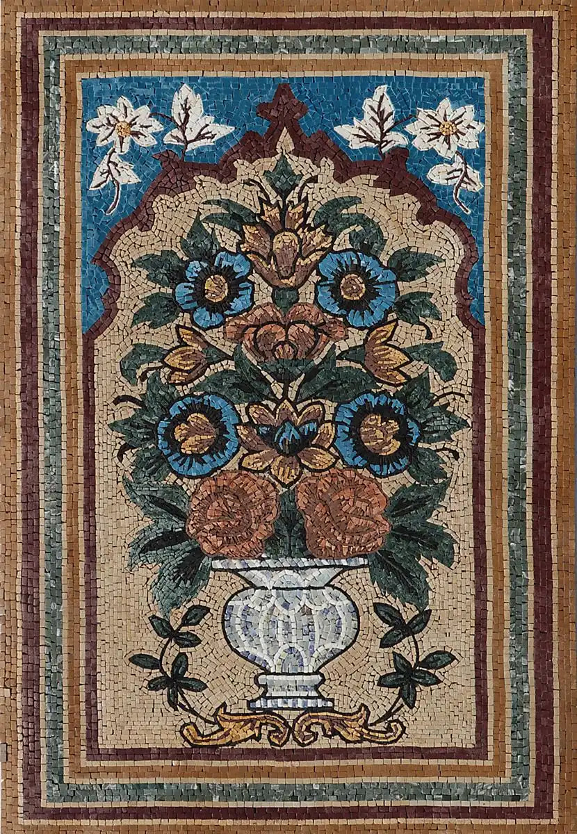 Garden Mosaic Flower - Art Vase Decor
